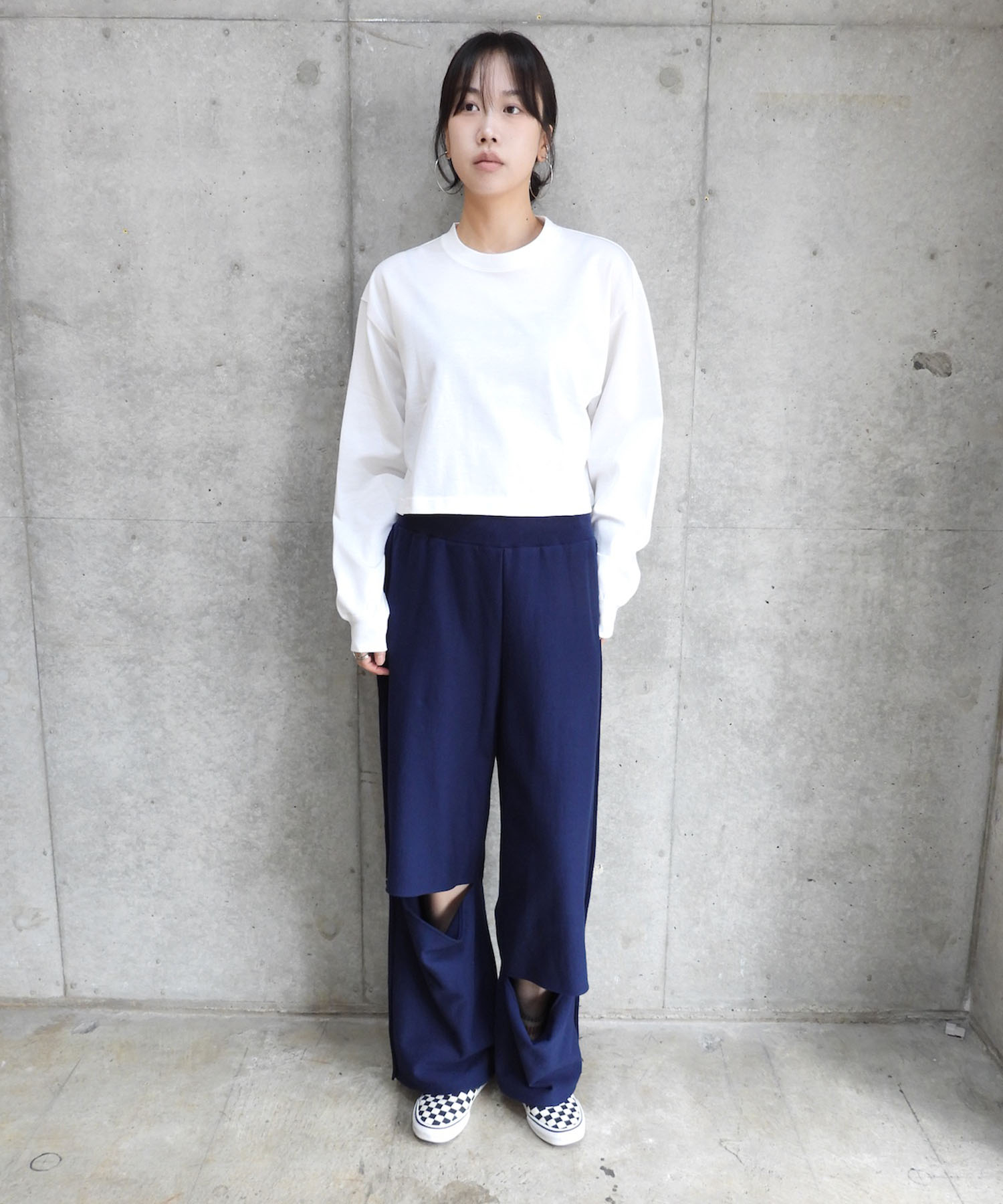 Wide Cropped L/S Tee
