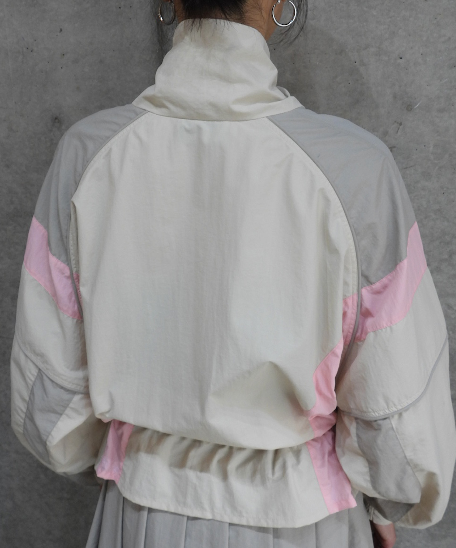 BEIGE WINDBREAKER DRESS