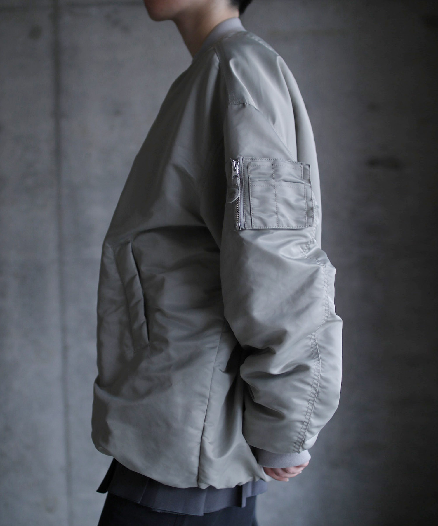 REVERSIBLE OVER FIT MA-1 JACKET | k3 online store