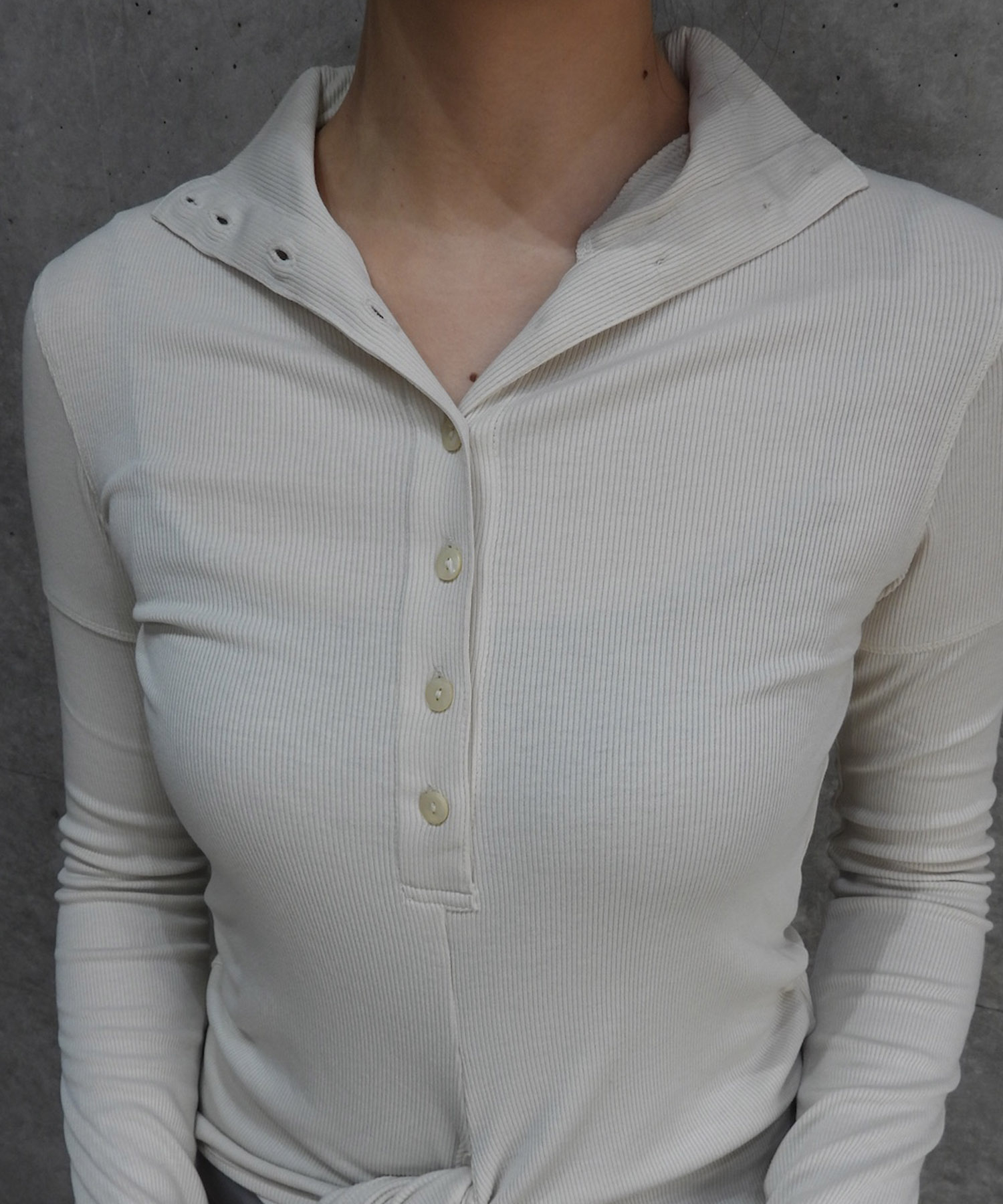 Button Up Wrap T-shirt