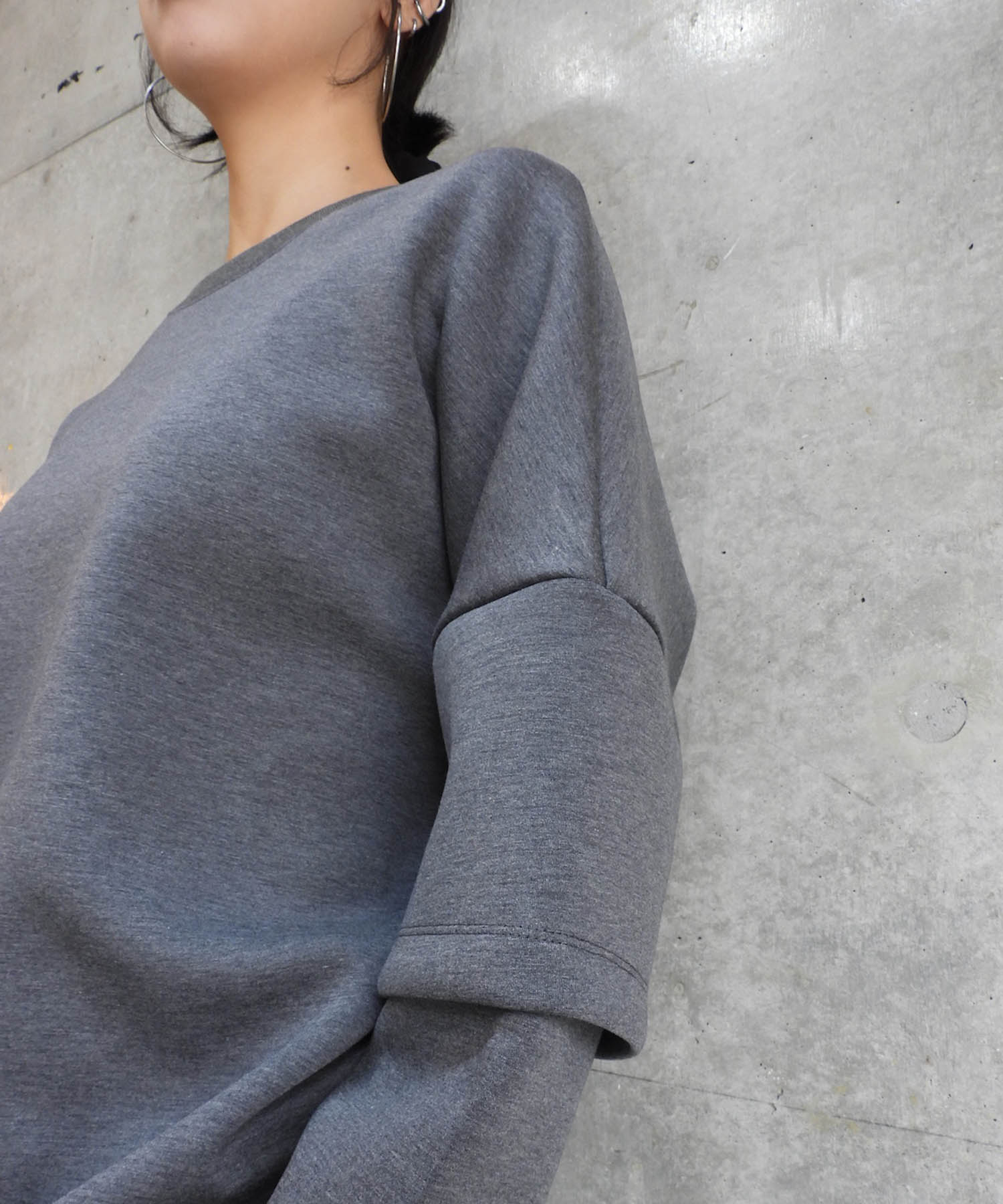 Sweat Double Sleeve top