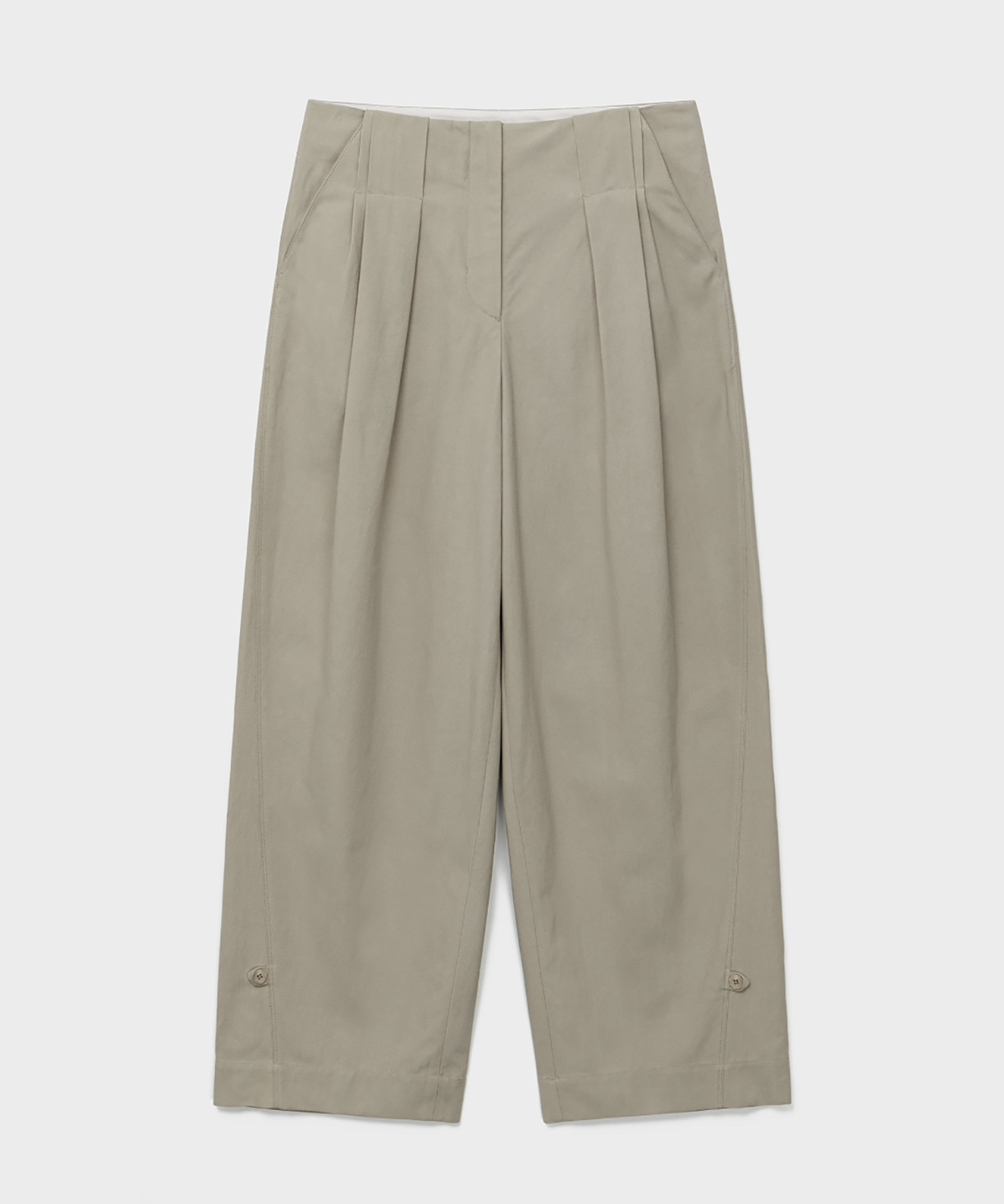Wide Two-Tuck Pants