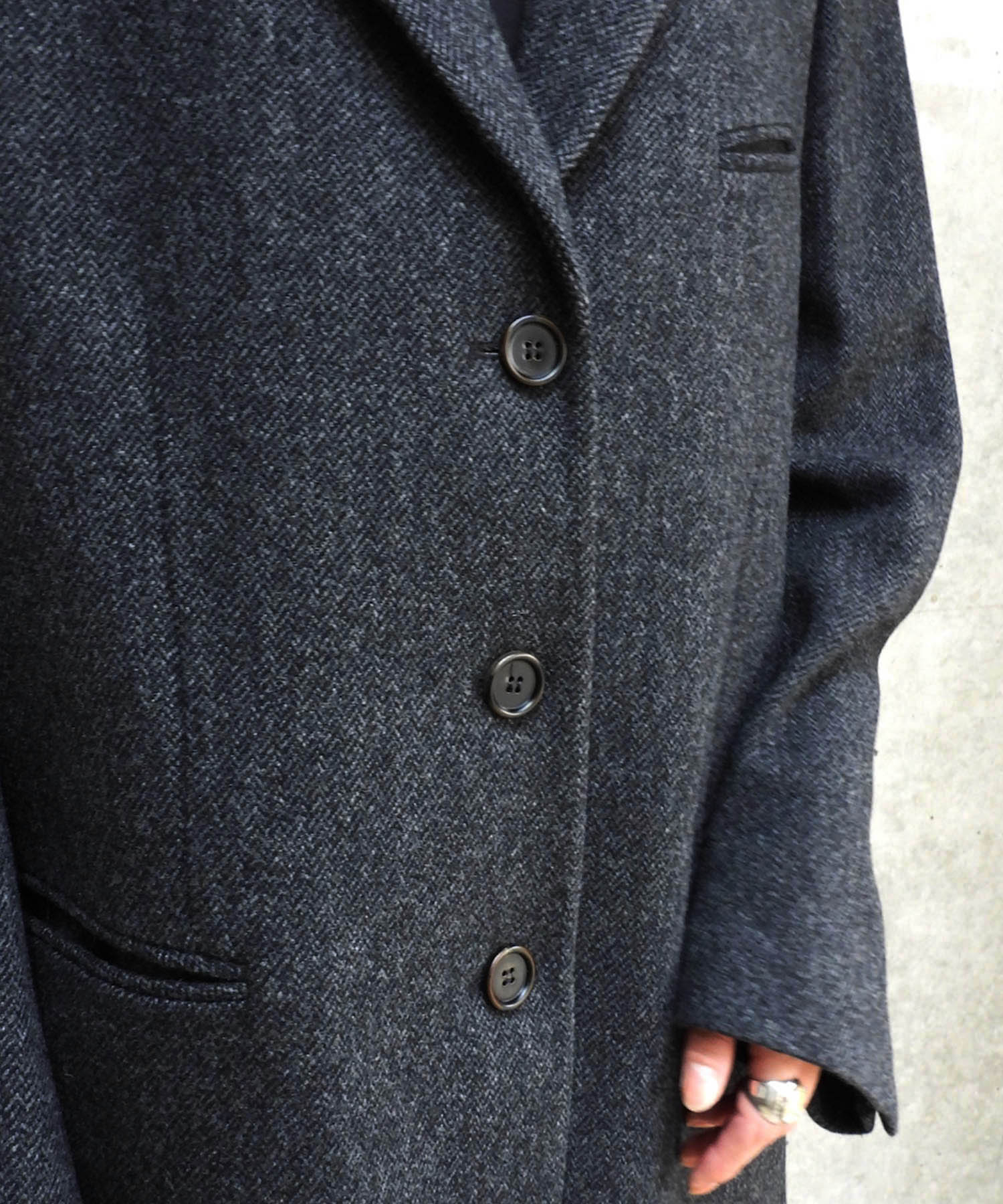 Oversized Wool Tailored Jacket