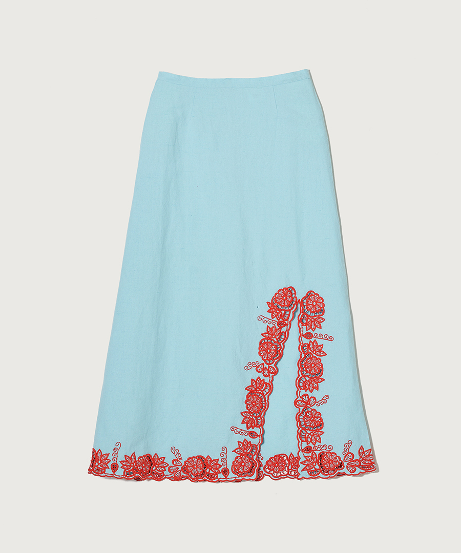 Cutwork Embroidered Skirt