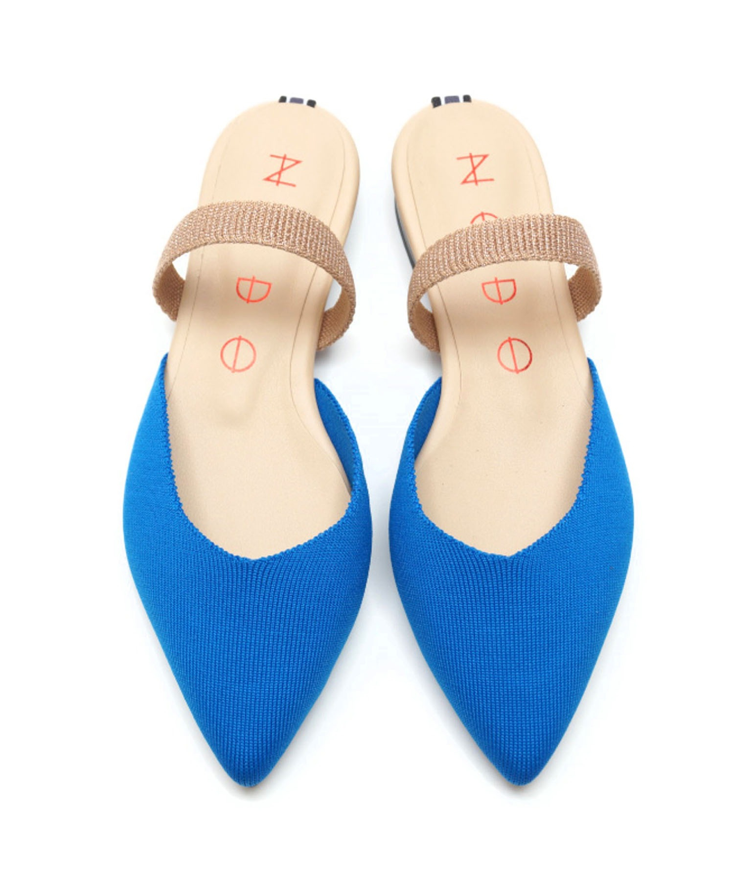 KNIT POINT SLINGBACK French Blue