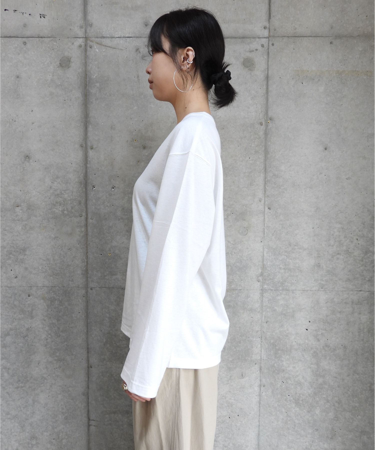V-neck Long Sleeve Tee
