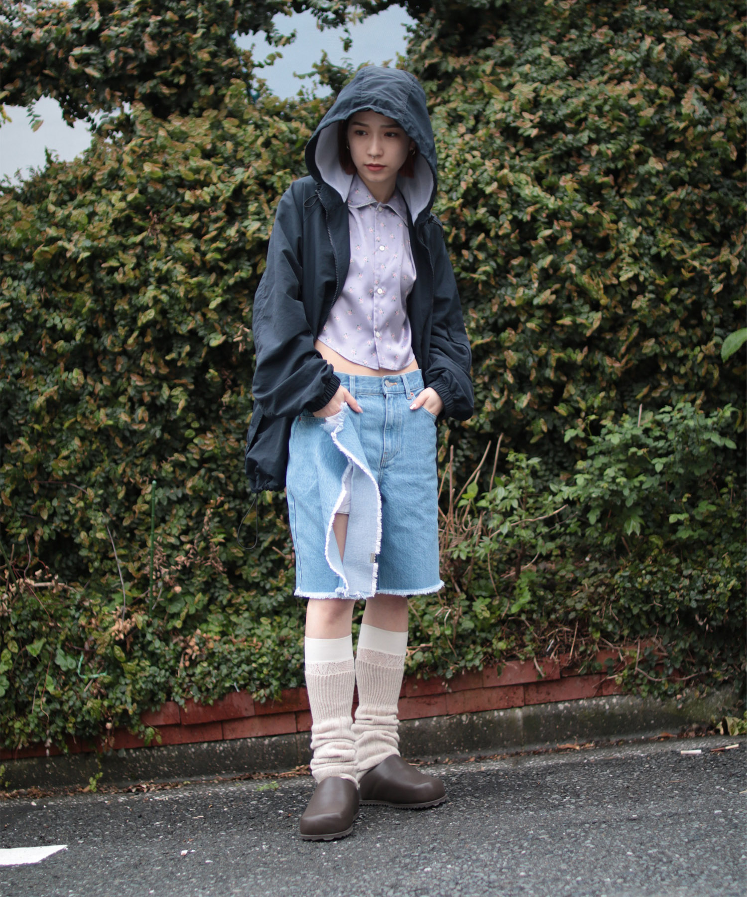 Slit Leg Denim Patnts