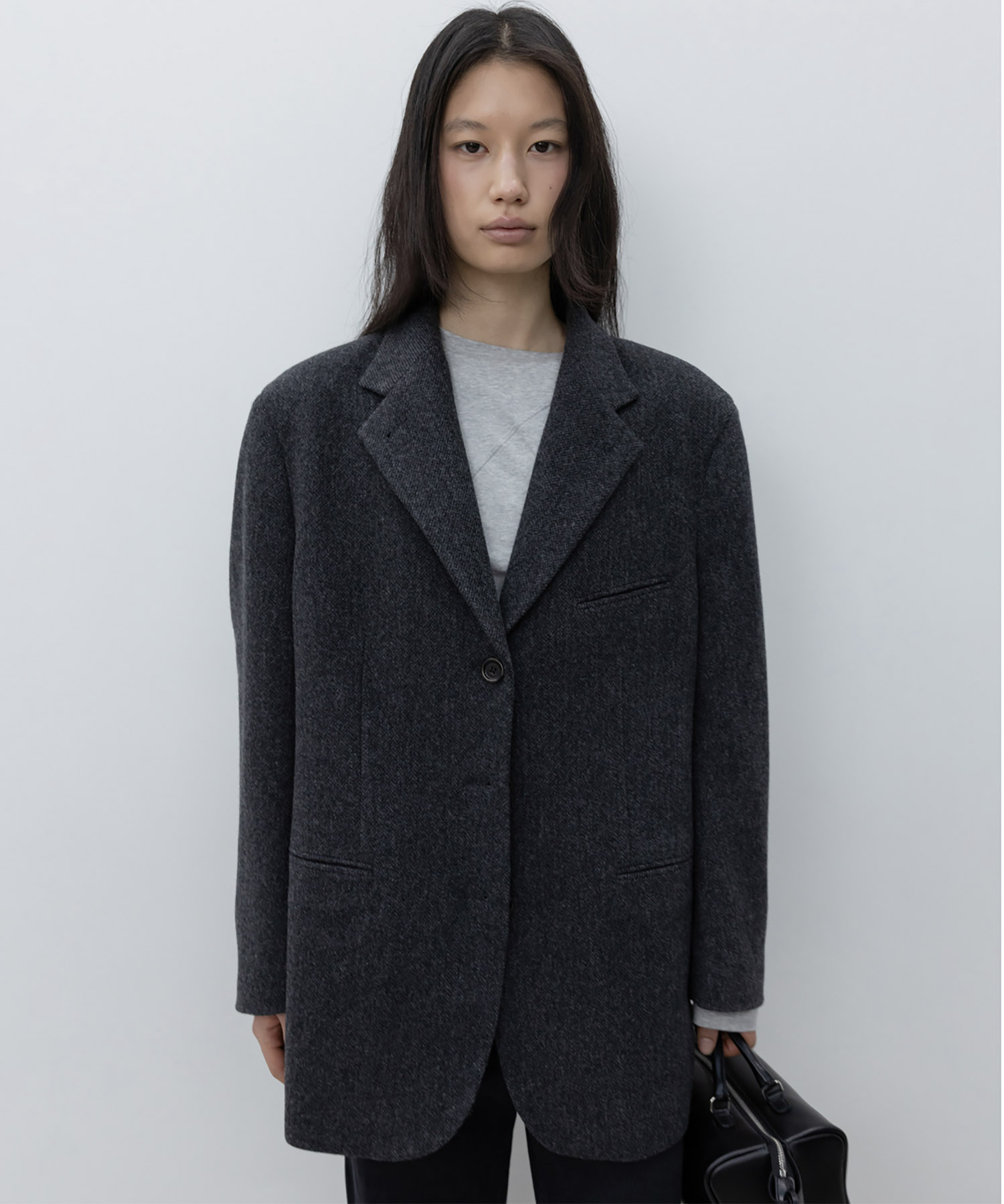 Oversized Wool Tailored Jacket