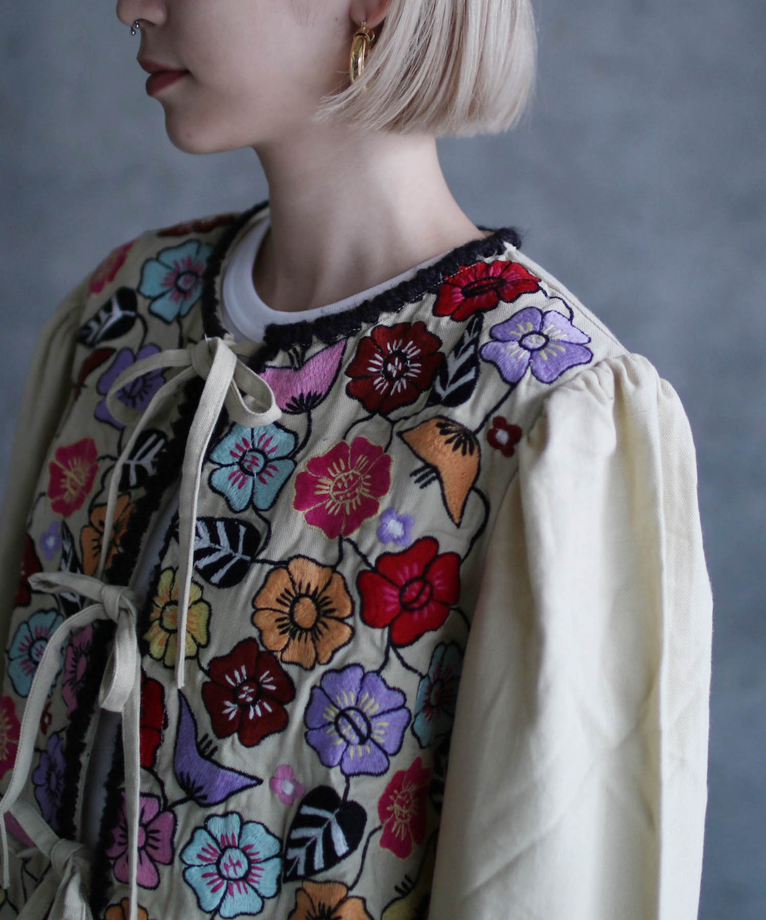 Hand-Embroidered Blouse