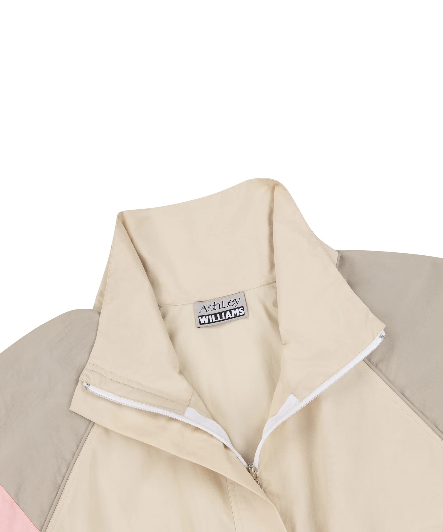 BEIGE WINDBREAKER DRESS
