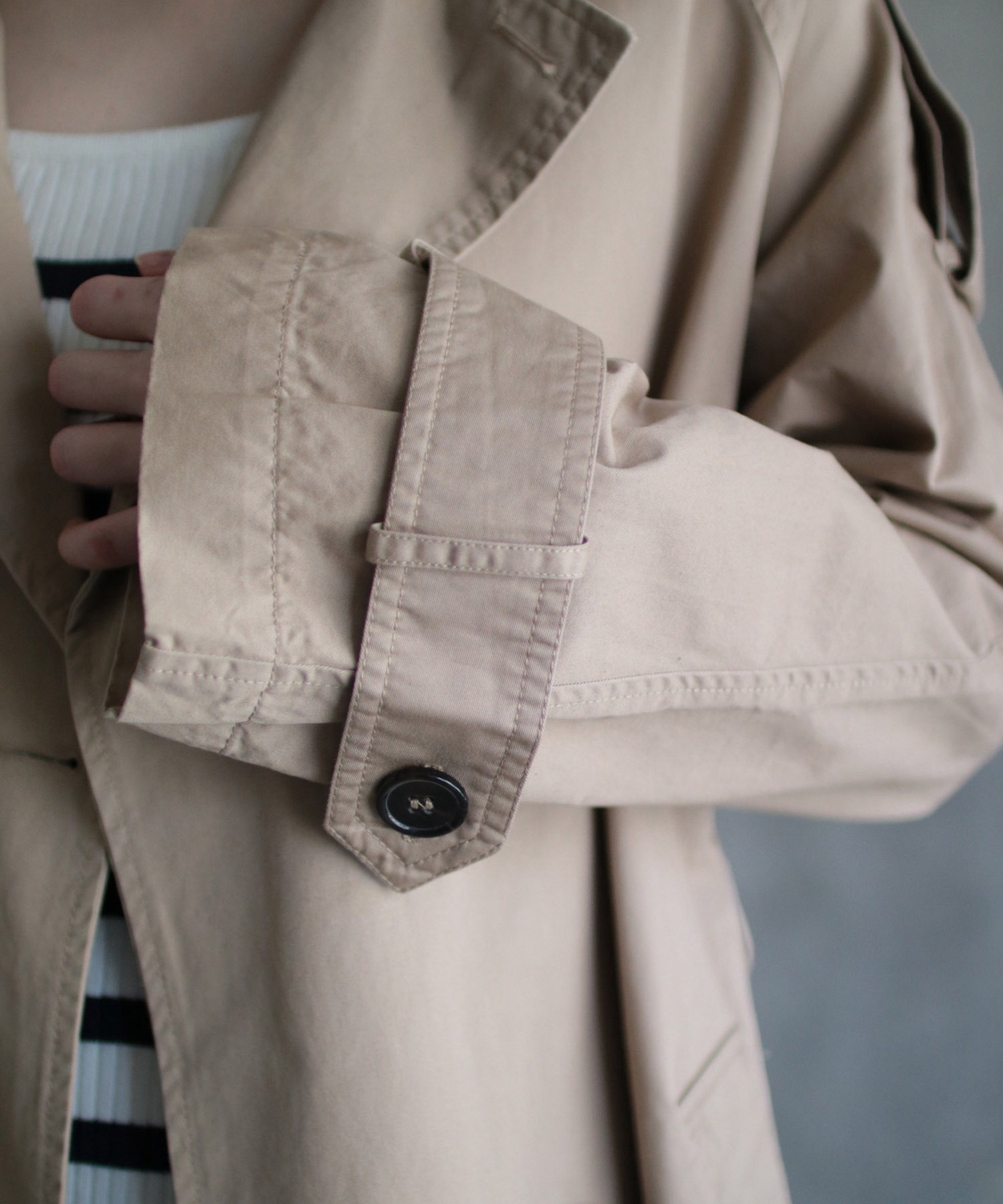 Maxi trench coat