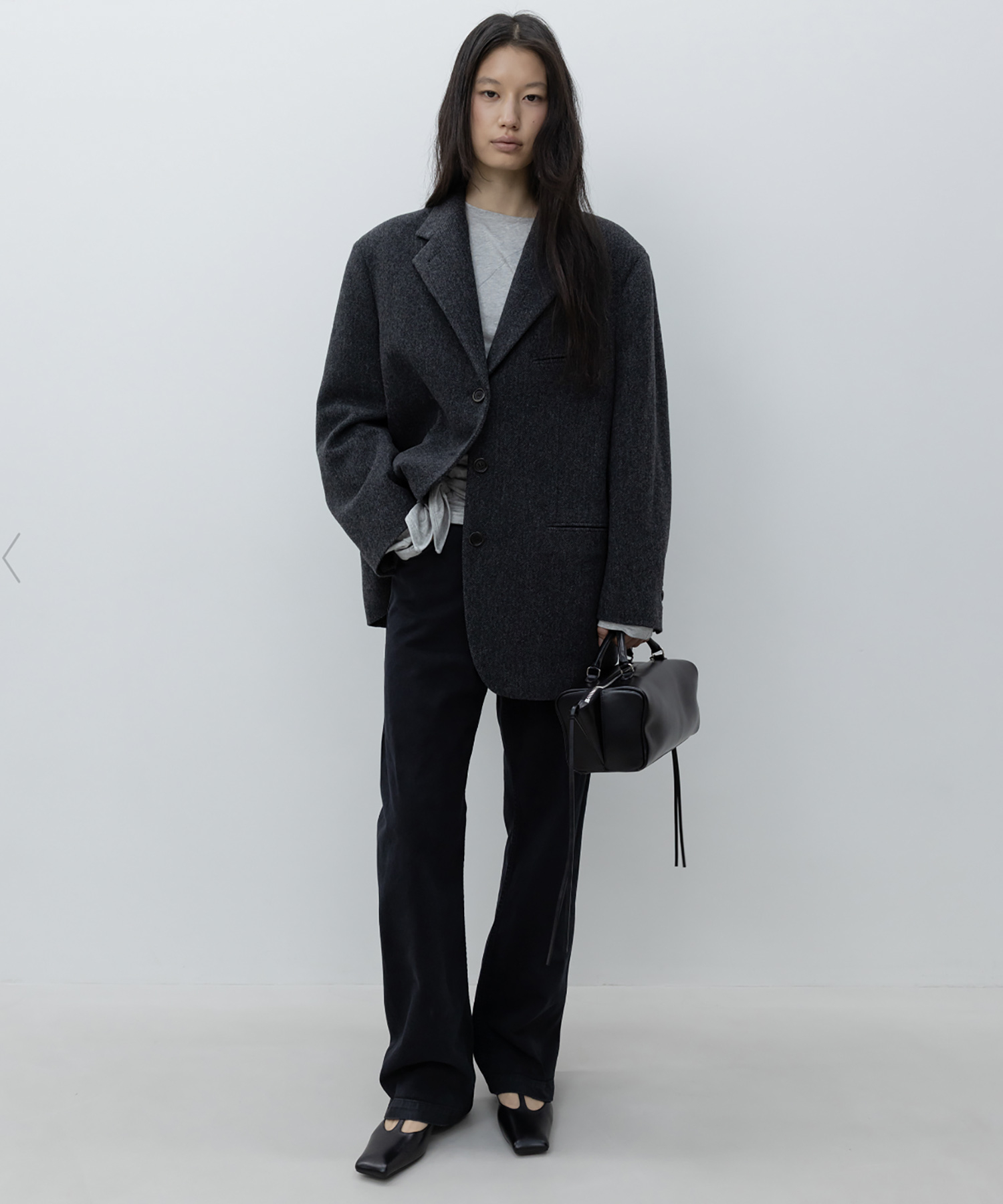 Oversized Wool Tailored Jacket