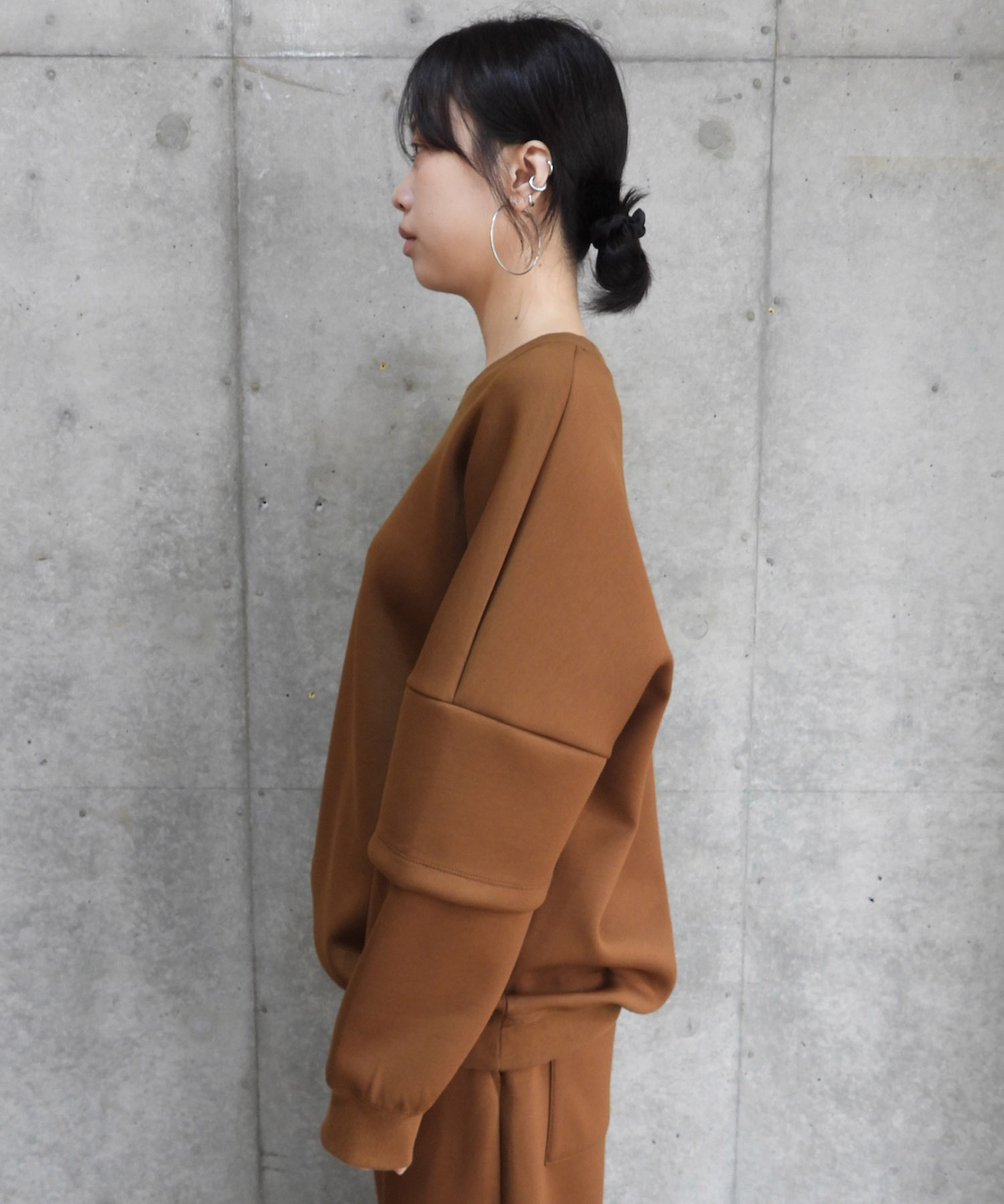 Sweat Double Sleeve top