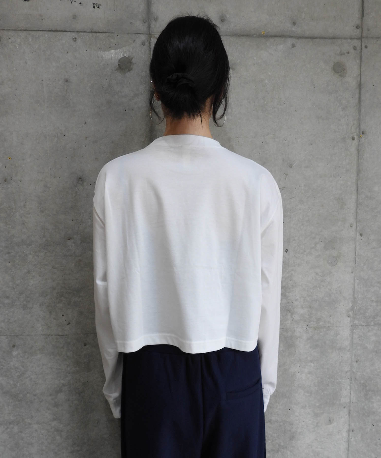 Wide Cropped L/S Tee