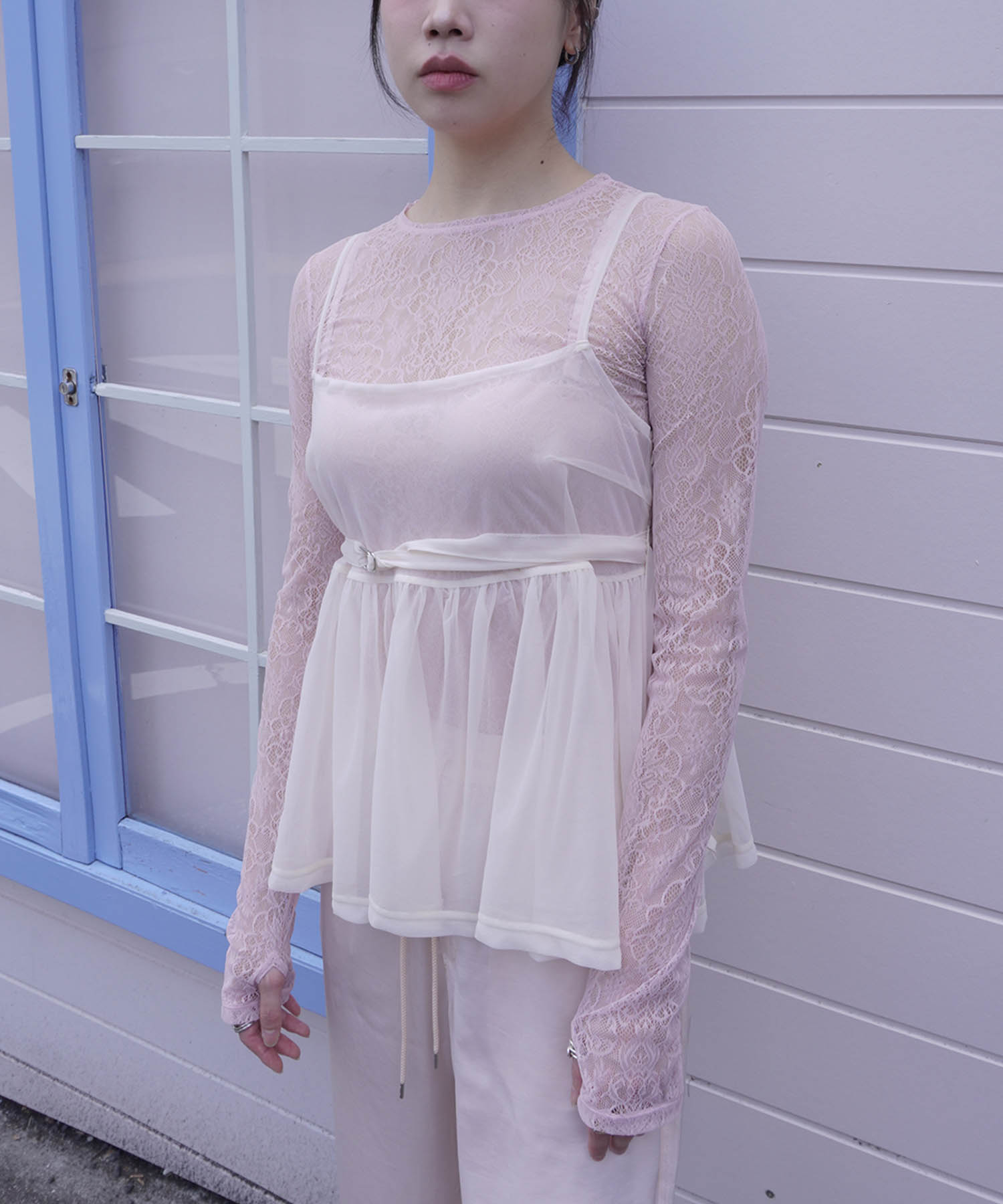 SHEER CAMI TOP
