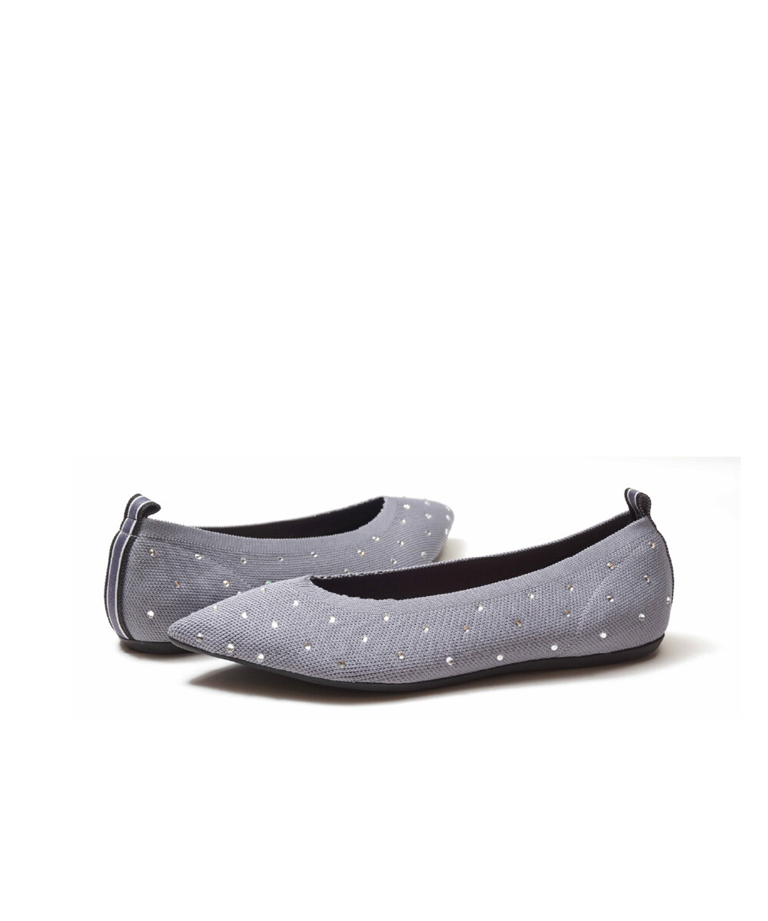 KNIT FLATS POINT Cubic Grey