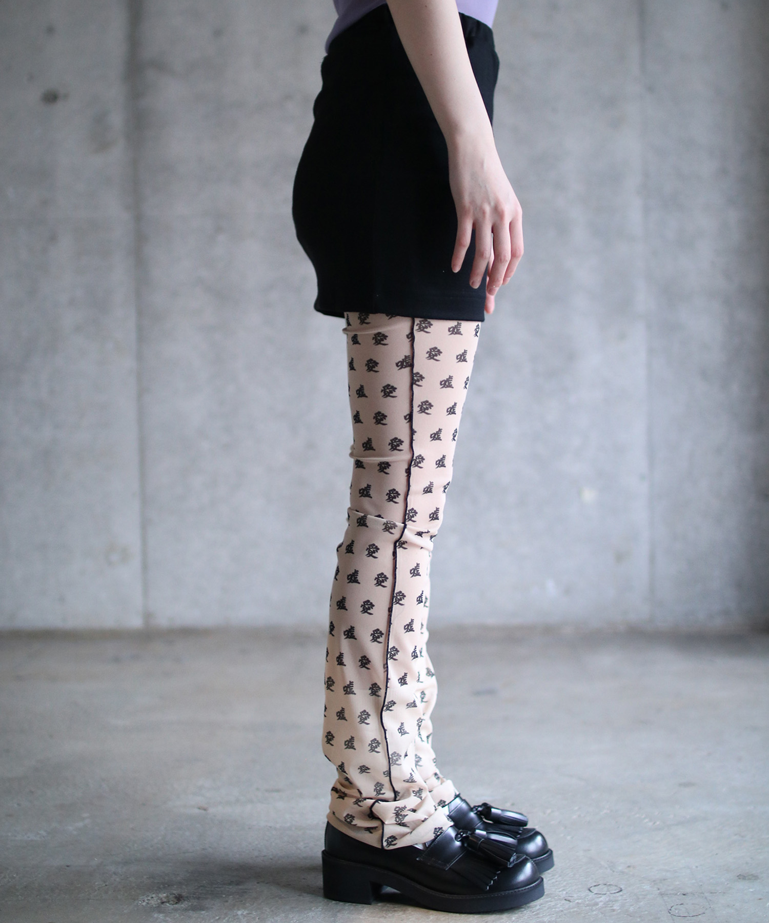 LOVE AND LIE STRECH TULLE LEGGINGS