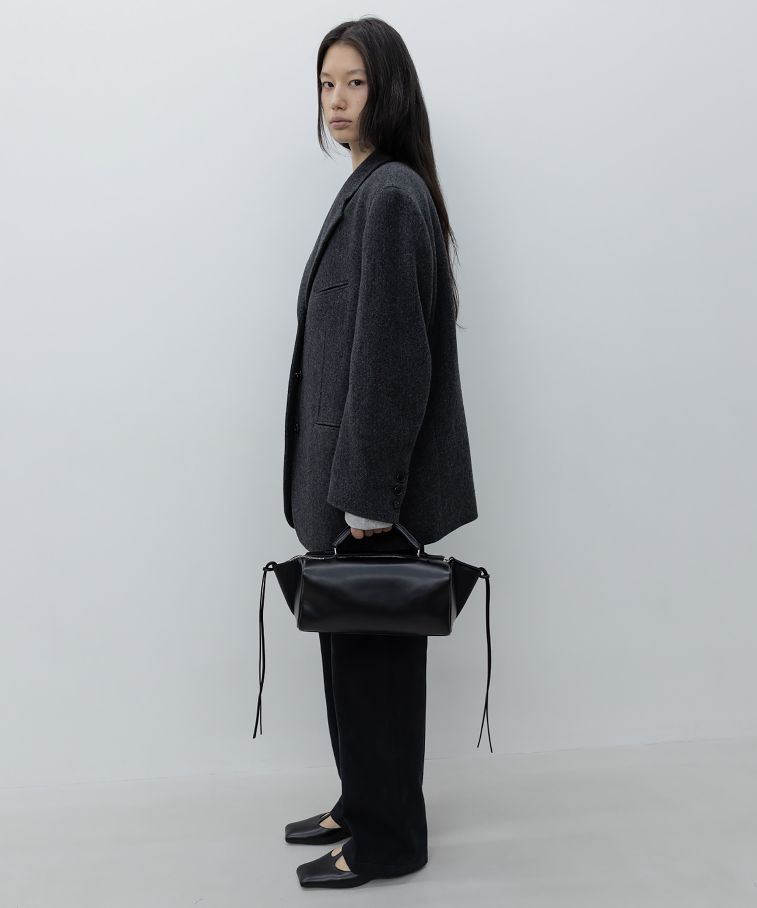 Oversized Wool Tailored Jacket