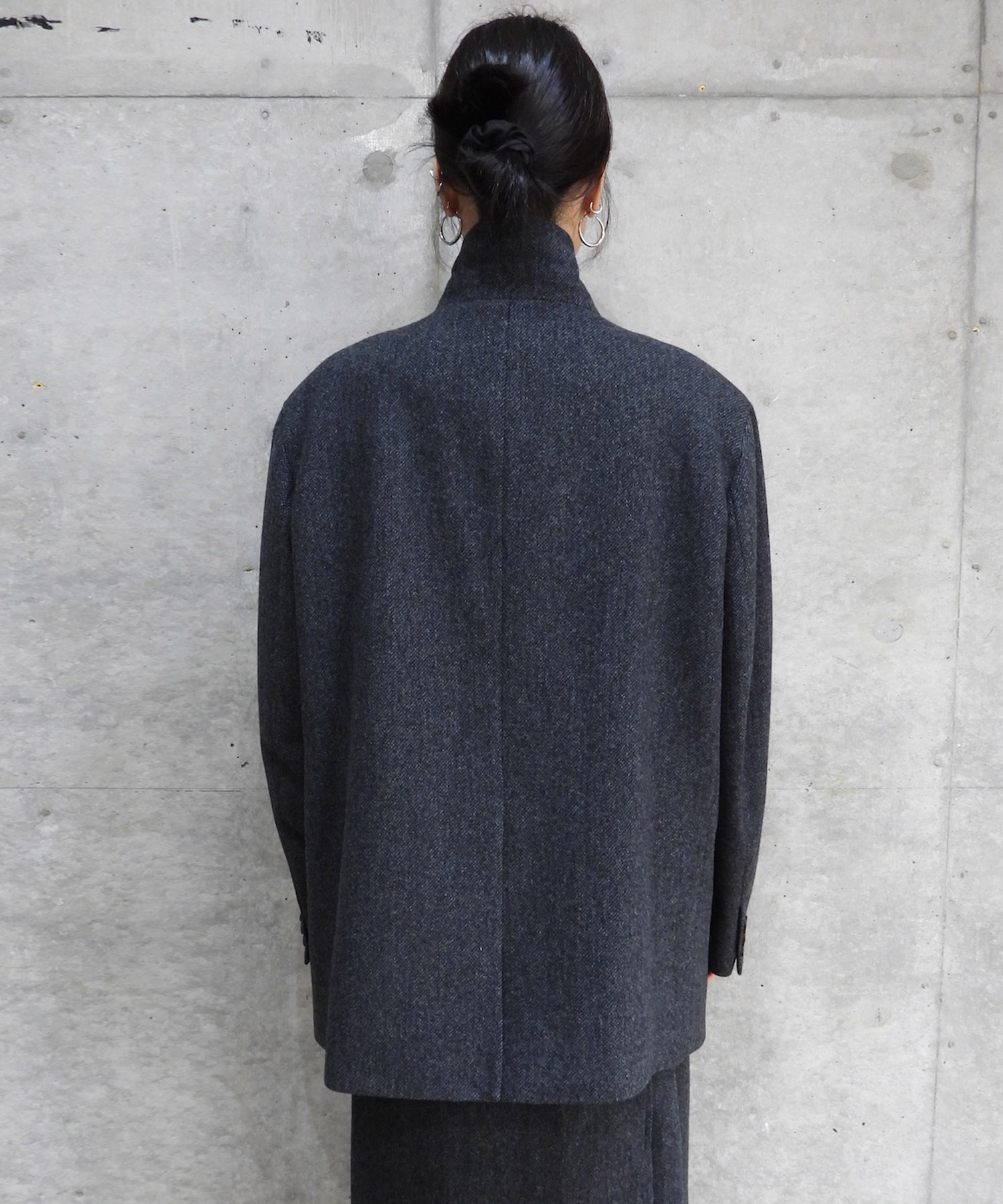 Oversized Wool Tailored Jacket