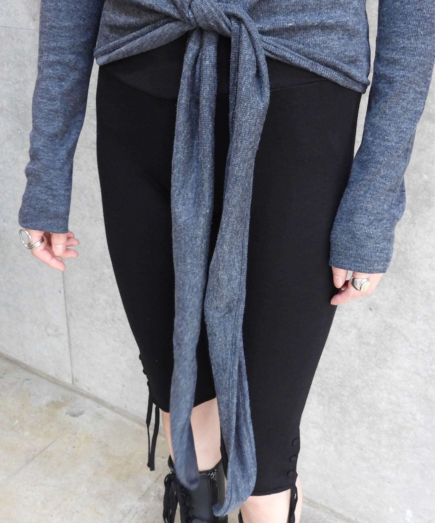 Button Up Wrap T-shirt
