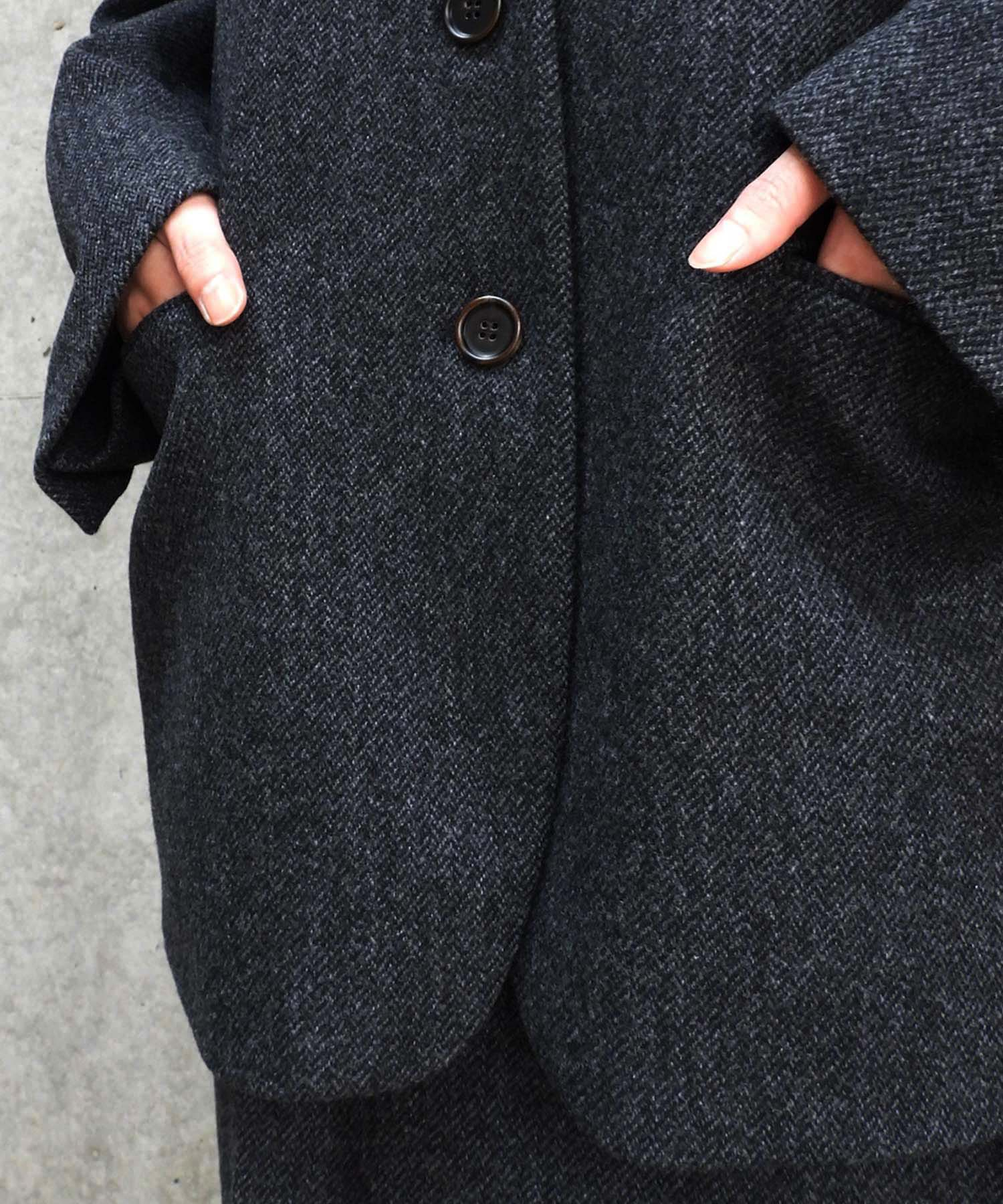 Oversized Wool Tailored Jacket