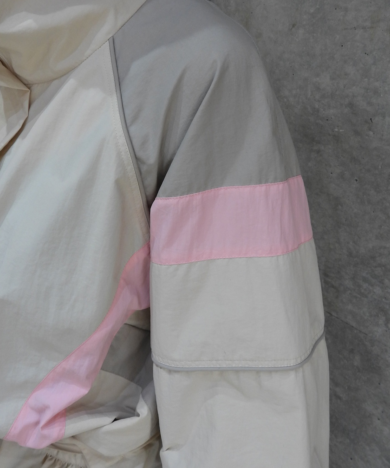 BEIGE WINDBREAKER DRESS
