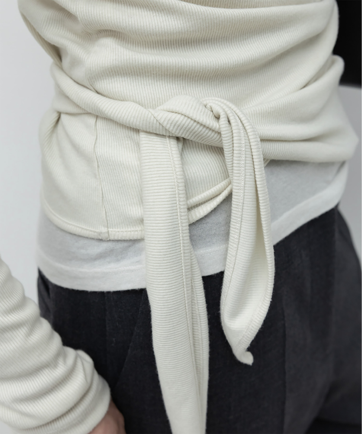 Button Up Wrap T-shirt