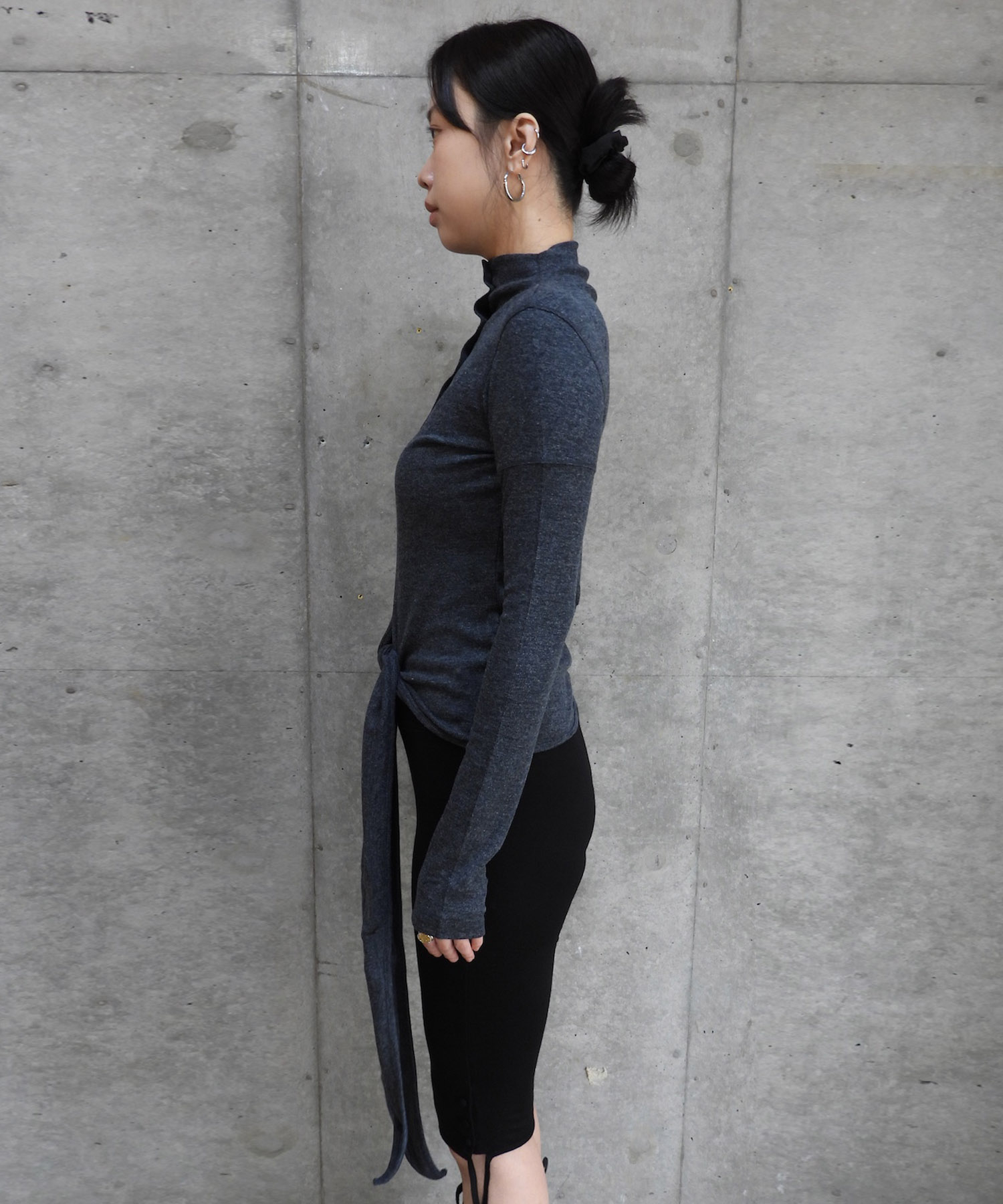 Button Up Wrap T-shirt