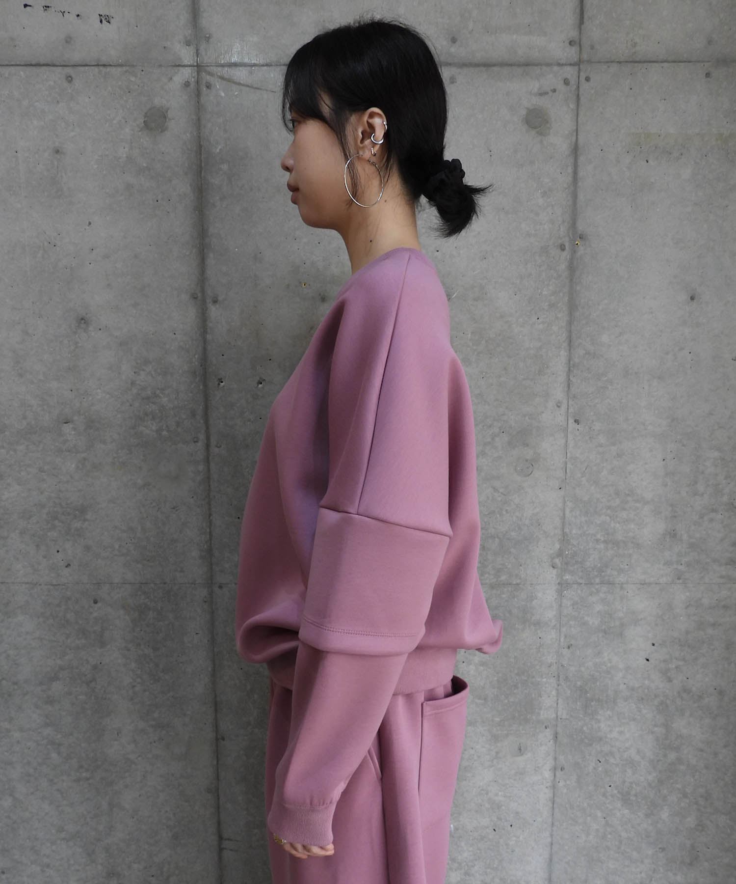 Sweat Double Sleeve top
