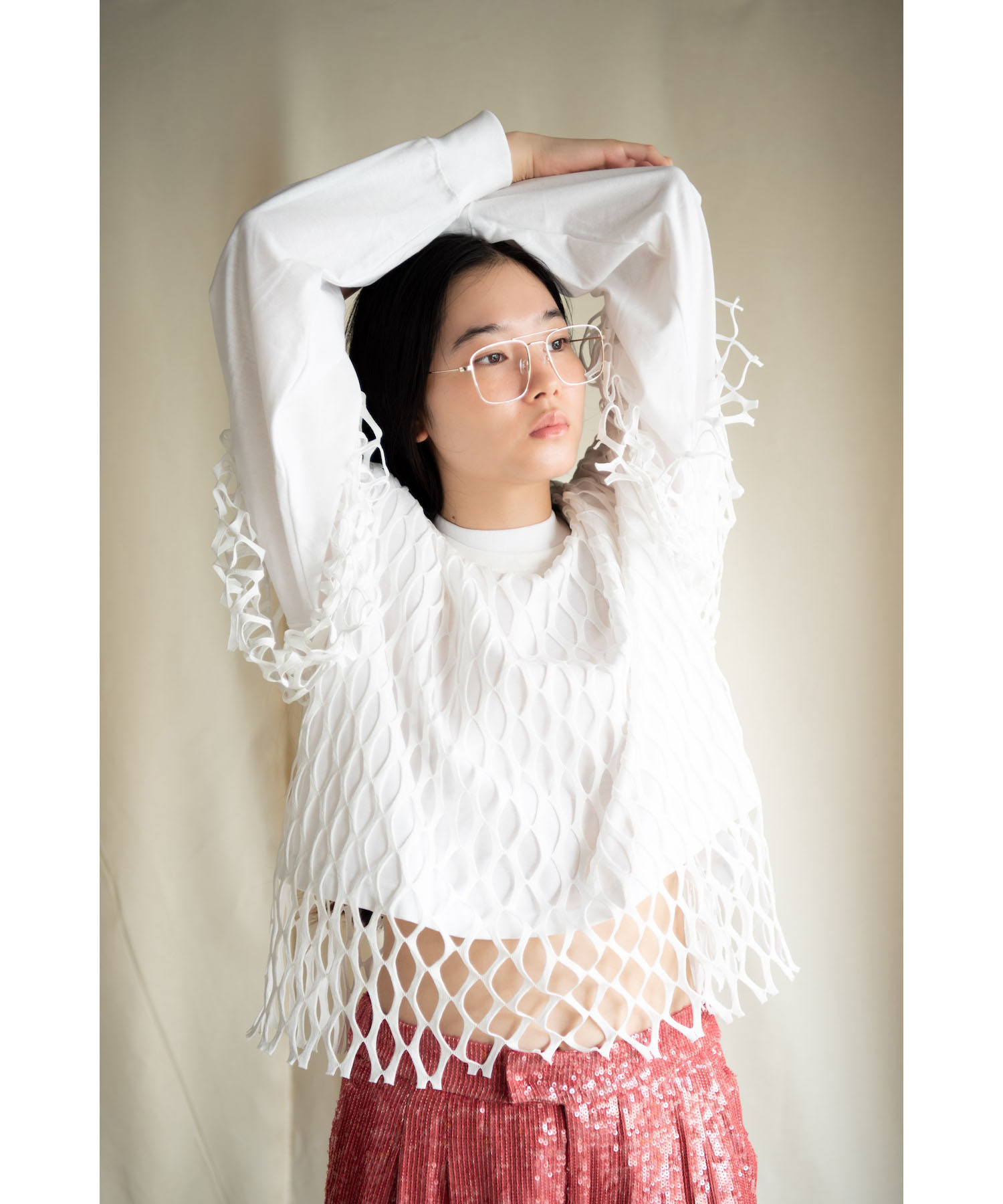 Wide Cropped L/S Tee