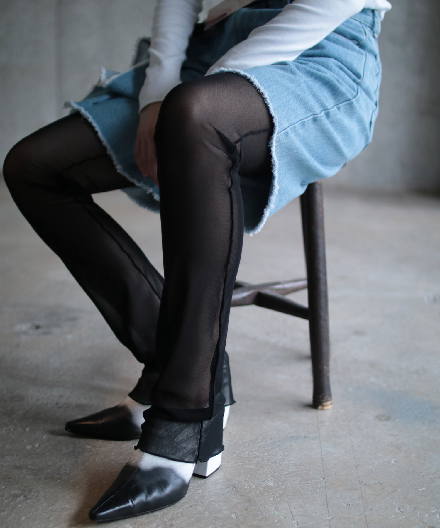 STRECH TULLE LEGGINGS