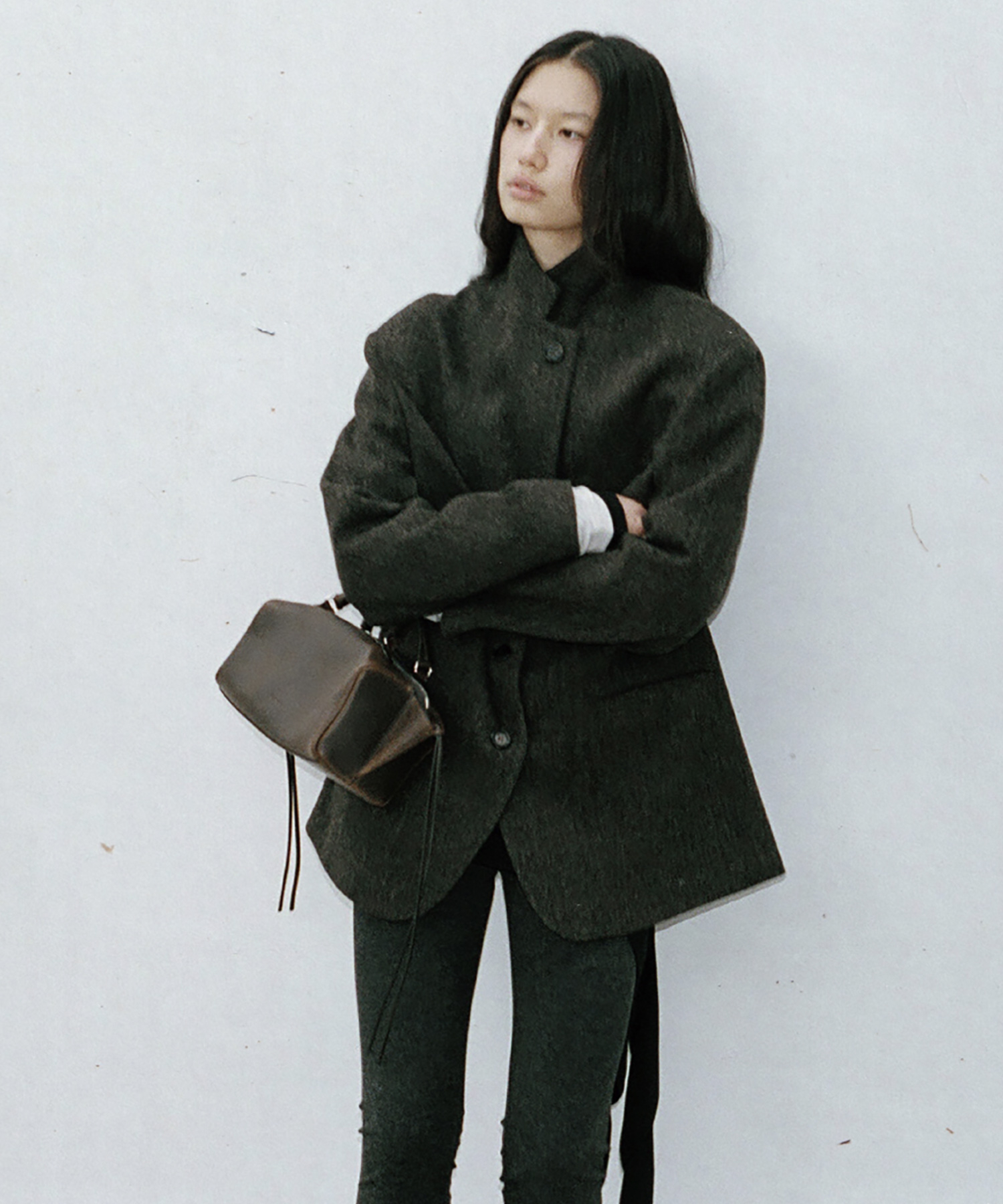 Oversized Wool Tailored Jacket