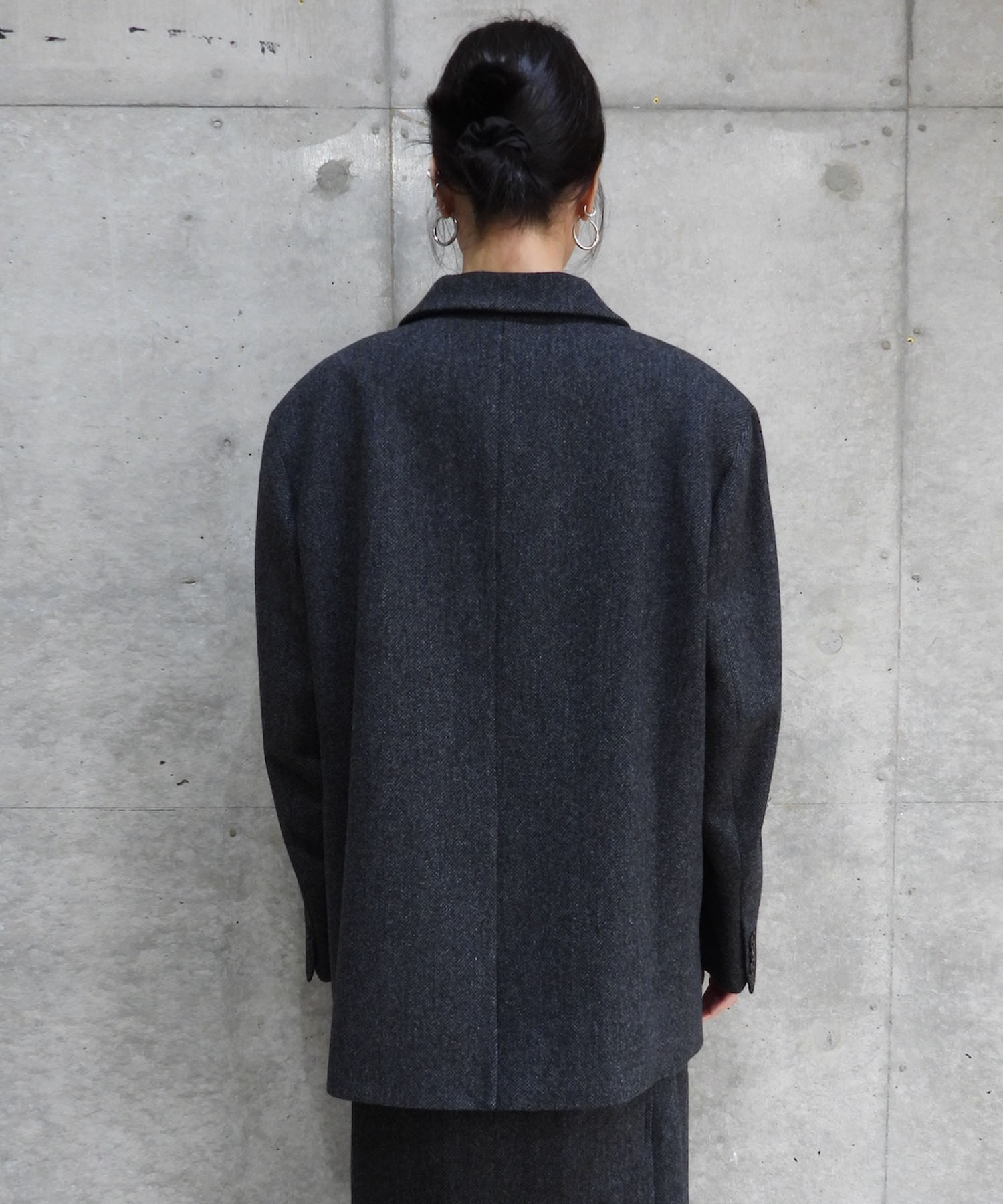 Oversized Wool Tailored Jacket