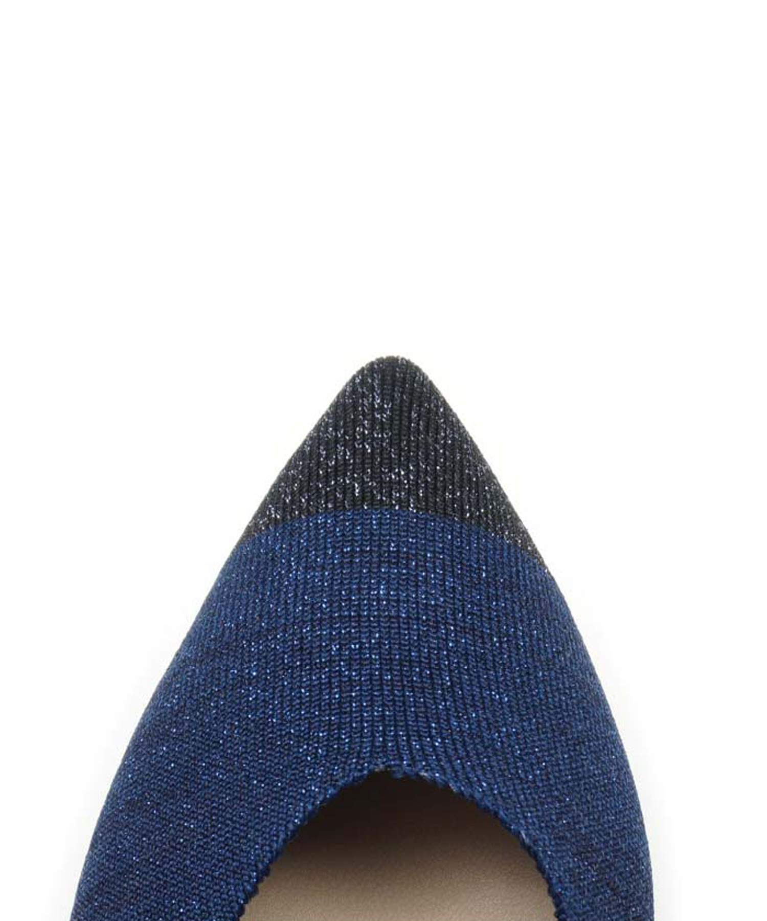 KNIT POINT SLINGBACK Twotone M.Navy