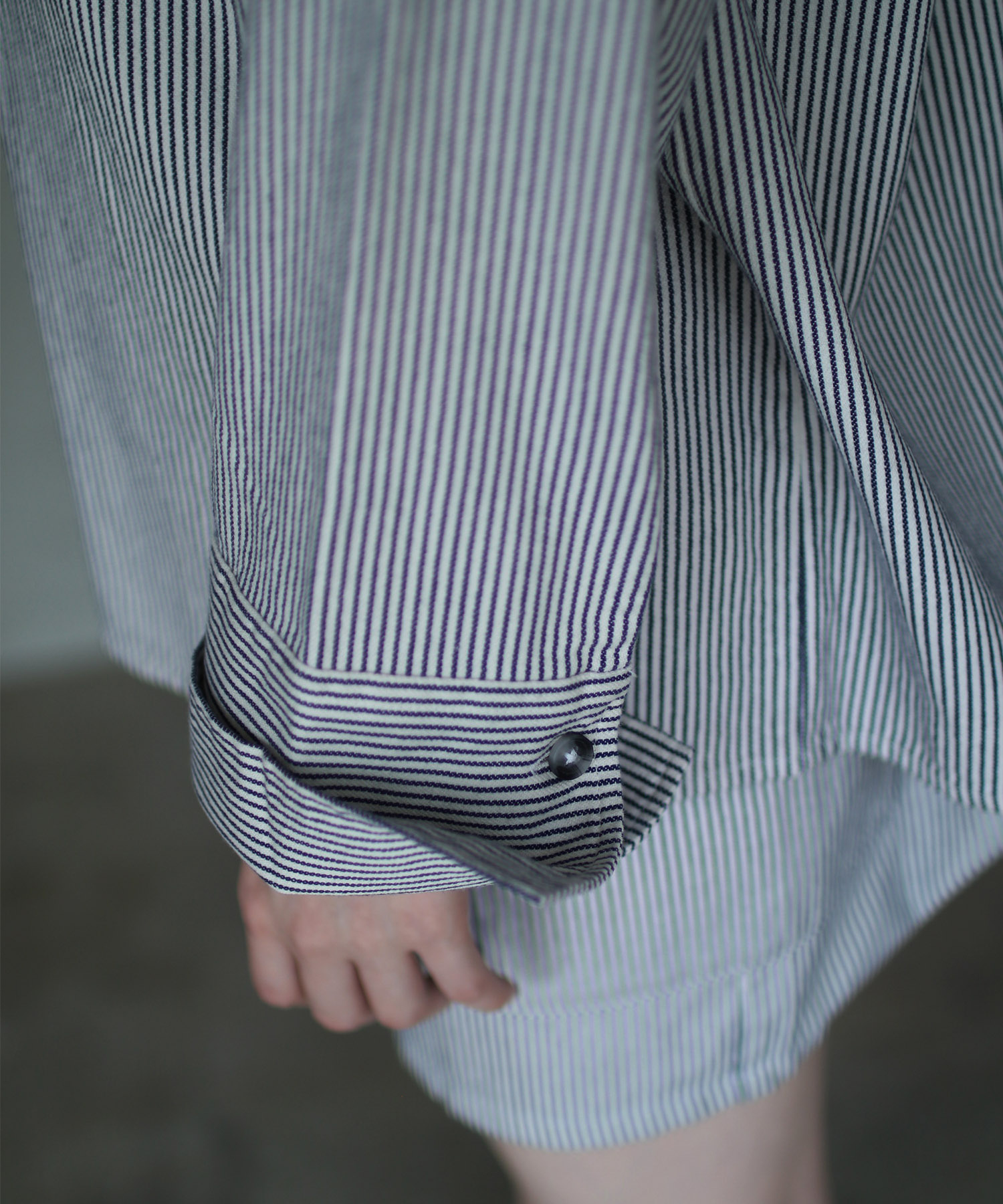Oversized striped shirt