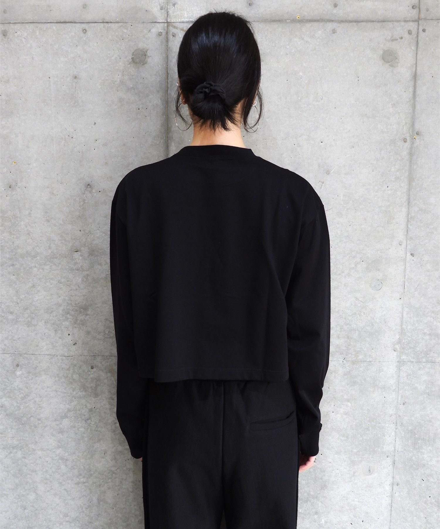 Wide Cropped L/S Tee