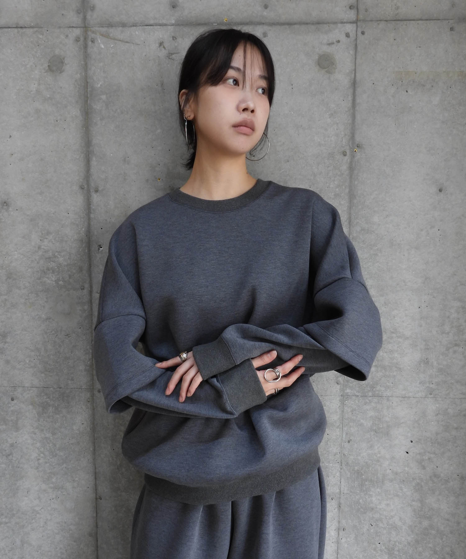 Sweat Double Sleeve top