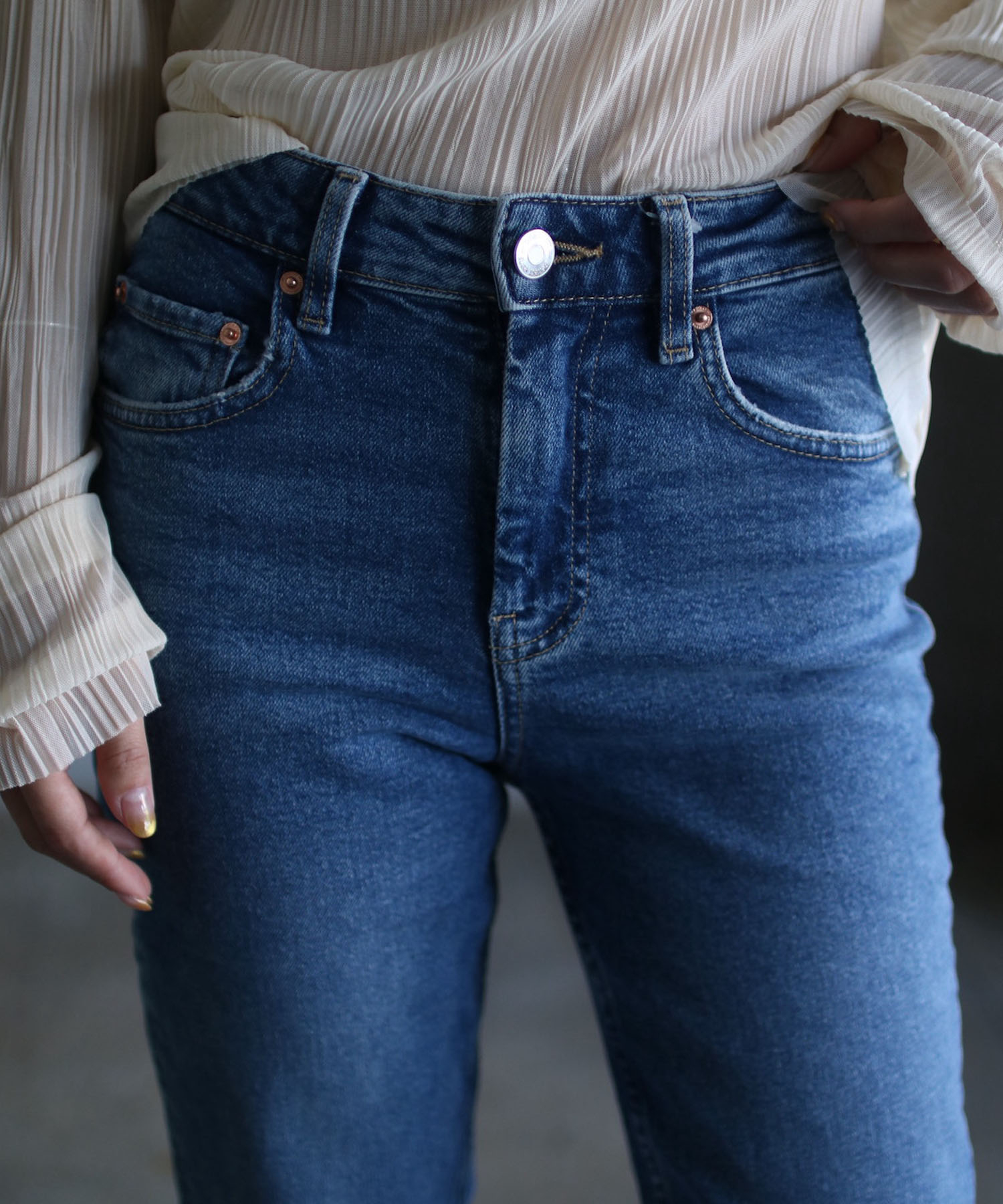 Straight stretch jeans
