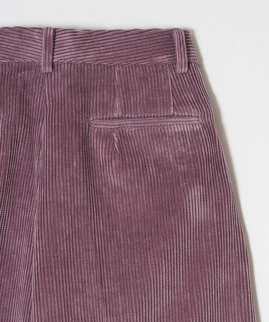 COTTON CORDUROY WIDE TROUSERS