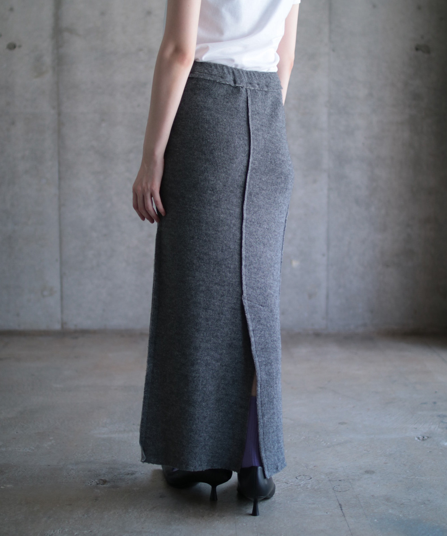 WOOL NYLON SKIRT