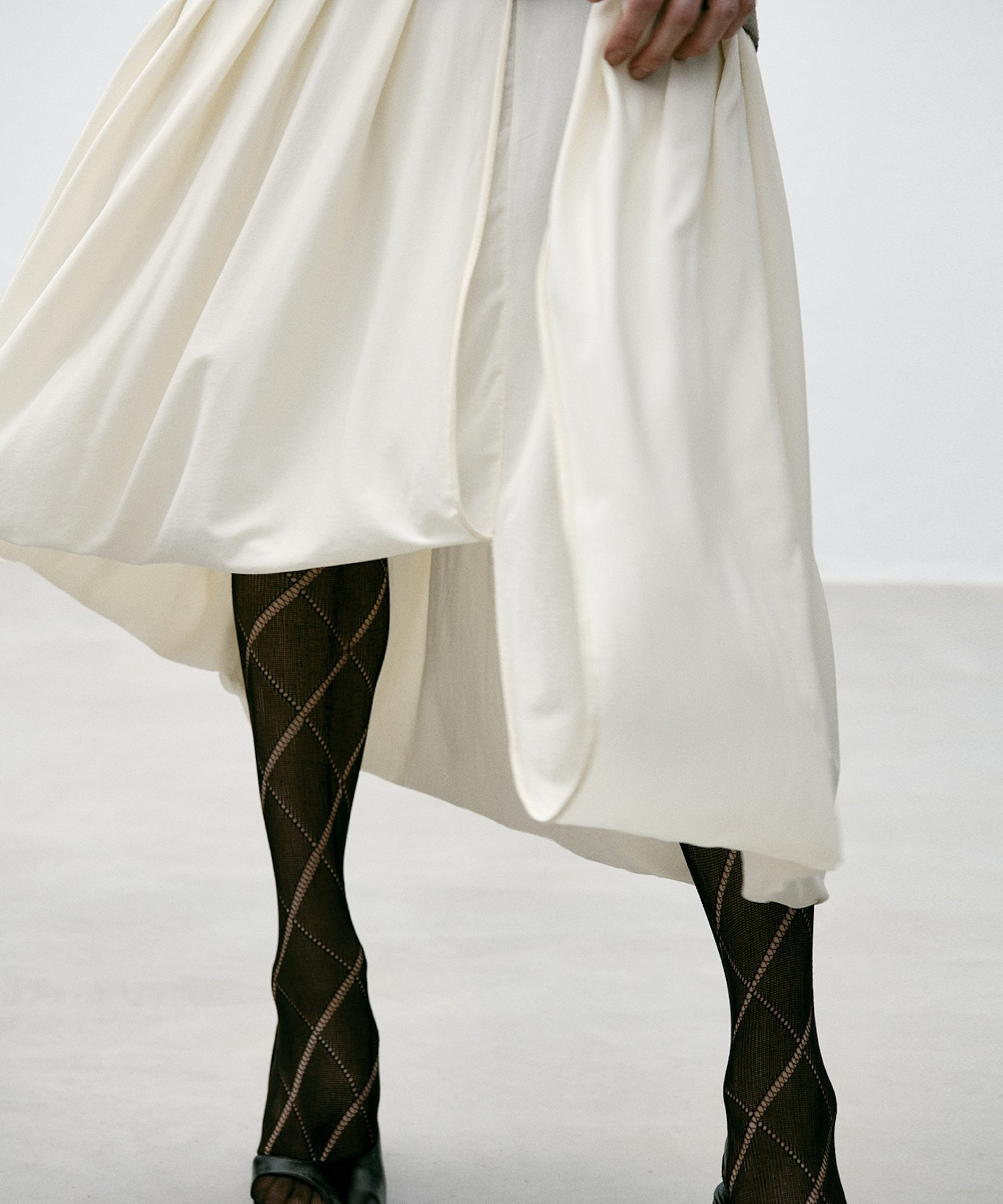 Kitty Romb Pointelle Tights Espresso