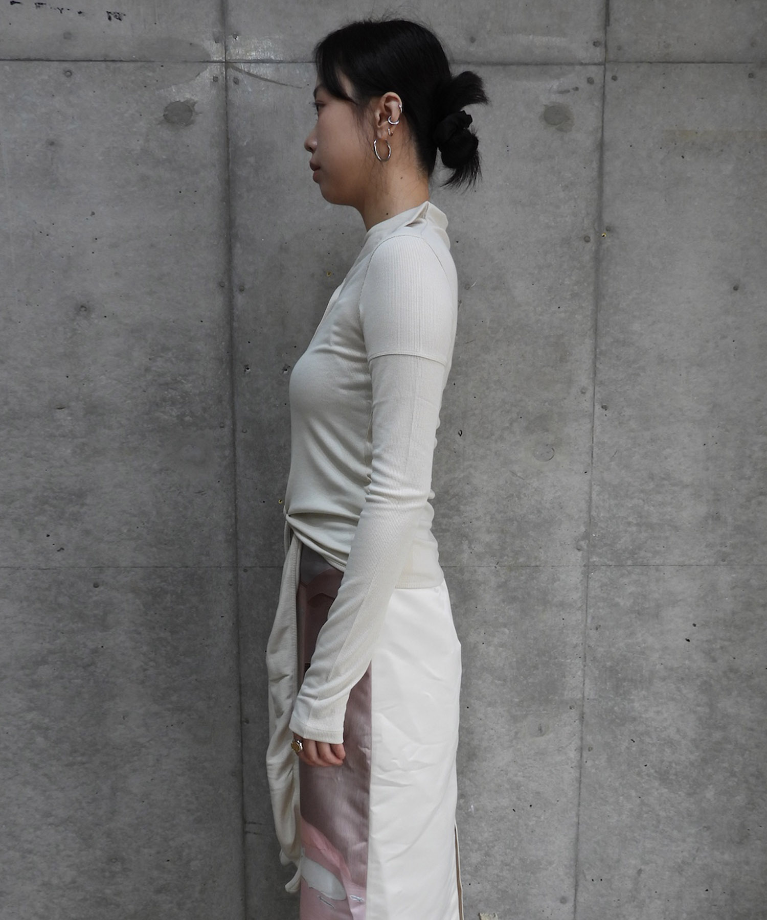 Button Up Wrap T-shirt