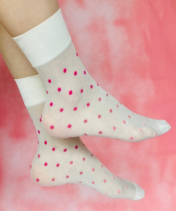 Eva dot socks Pink
