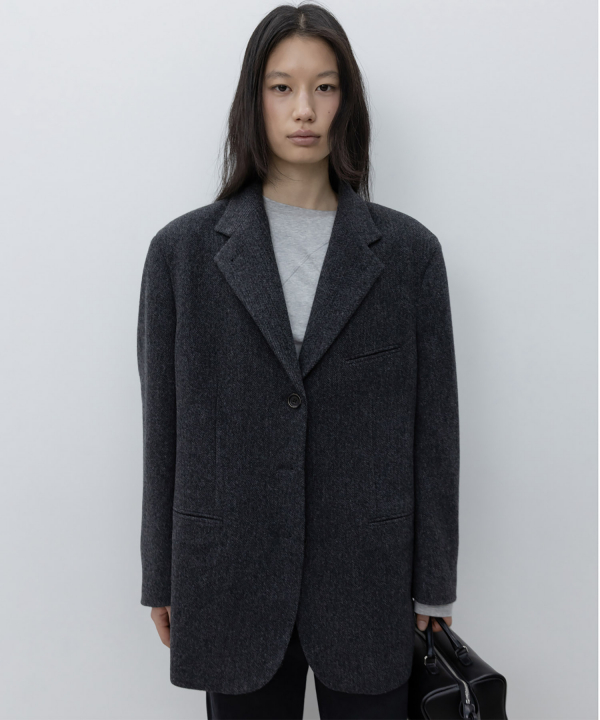 Oversized Wool Tailored Jacket