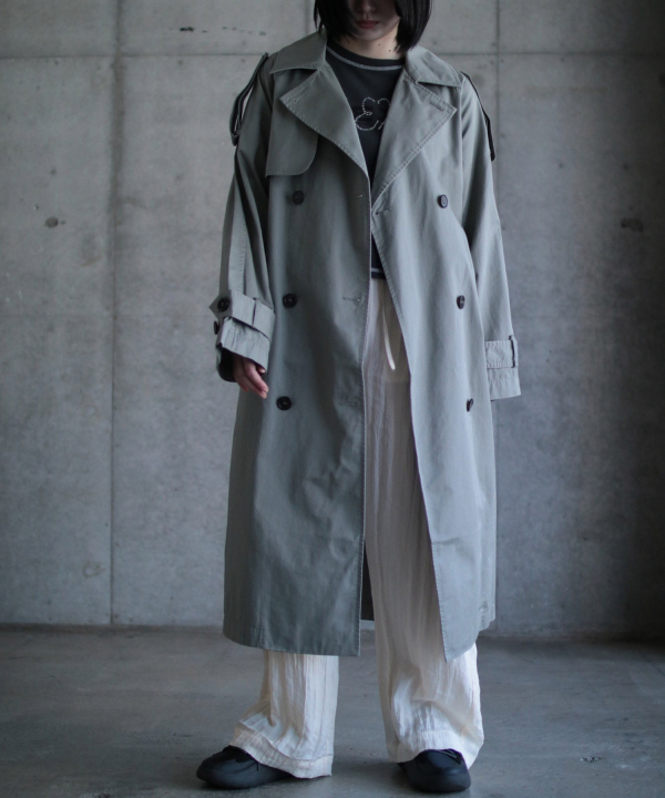 Maxi trench coat