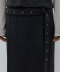 Belted Maxi Wool Skirt