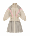 BEIGE WINDBREAKER DRESS