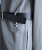 SQUARE BUCKLE LEATHER BELT