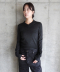 FRAYED V-NECK KNIT TOP