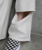 Side Row Edge Slit Pants